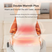 Coussin de massage chauffant électrique 3D Shiatsu pour le dos et la taille, portable, pour les fesses et la colonne vertébrale, avec fonction pétrissante, pour chaise