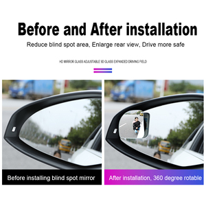 Alta definizione 50MM 360 gradi ampia vista rotazione libera universale Auto fuori angolo cieco Auto <span class=keywords><strong>specchietto</strong></span> <span class=keywords><strong>retrovisore</strong></span> Auto - Product Image 5