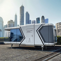 Maison conteneur modulaire intelligente en acier avec salle de bain, cuisine, salon et usage commercial – Mini-maison préfabriquée pour chambre d'hôtel