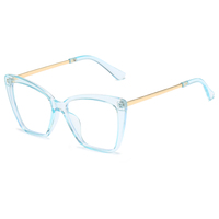 THREE HIPPOS Oeil de CHAT hommes Femmes Ordinateur Lunettes Anti Lumière Bleue Bloquant les Lunettes Optiques Monture De Lunettes De Mode Logo Personnalisé