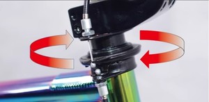 Xe đạp <span class=keywords><strong>BMX</strong></span> thể thao đường phố hợp kim titan 20 inch, xe biểu diễn mạo hiểm với tay lái xoay 360 độ - Product Image 4