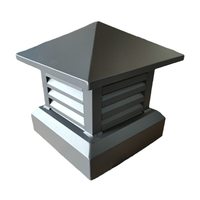 Capuchon de terminaison personnalisé Capuchon de ventilation en acier inoxydable avec persienne