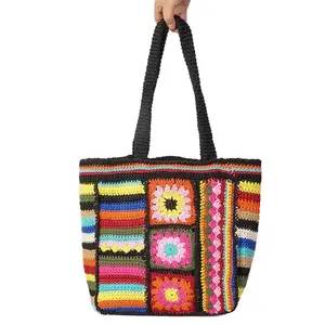 Bags Women Handbags Ladies Carteras De Mano Para Mujer High Quality Stylish Handmade Big Knitted Handbags For Women Luxury 2023