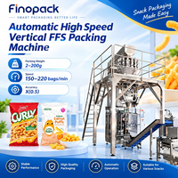 Machine d'emballage verticale automatique haute vitesse FFS avec peseuse multi-têtes pour sachets de snacks, aliments soufflés et chips de pommes de terre