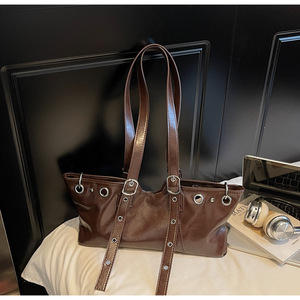 Sacs à main en cuir PU vintage pour femmes automne-hiver 2026, tendance de la mode, grande capacité, sacs mère et <span class=keywords><strong>fils</strong></span> vendus séparément - Product Image 4