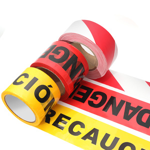 Mẫu miễn phí tùy chỉnh màu vàng PE roadway an toàn cảnh báo Băng - Product Image 1