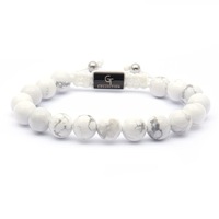 Bracelet Tendance et Élégant pour Homme en Pierres Naturelles de 10 mm : Œil de Tigre et Lapis Lazuli, Plaqué Argent, Tressé à la Main, Haute Qualité