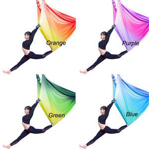 Indoor <strong>Aerial</strong> Yoga Hammock with Logo Anti Gravity Air Nylon Inversion <strong>Portable</strong> Fabric <strong>Aerial</strong> Silk Yoga Swing Hammock - Product Image 6