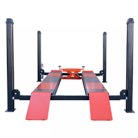 Pont élévateur hydraulique robuste à quatre poteaux de 5 tonnes (11 030 lb) avec vérin roulant pour alignement de voitures