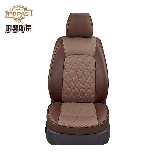 Factory Sale Custom 360° Fit Luxury All-Season Car Seat Covers Full Set Cloth+Leather Premium Comfortable Automotive Seat Covers