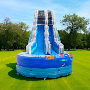 Toboggan aquatique gonflable commercial à prix de gros pour enfants et adultes – Idéal pour les fêtes - Product Image 2