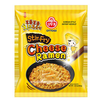 Korean Instant Noodles Cream Cheese Fried Sauce Turkey Mixed Flavors Spicy Night Snacks Food Grade Moisture Centre Seal Pouch
