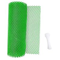 Grillage de sol plat en plastique blanc ou vert pour cages à poulets/volailles, idéal pour l'élevage de poulets