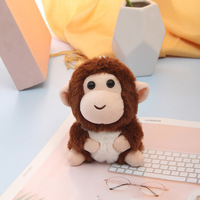 Mini Peluches en Gros : Porte-clés Singe Kawaii, Peluches Anime, Jouets en Peluche Singe, Porte-clés Animaux en Peluche