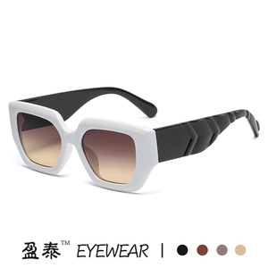 Yingtai Eyewear Small <b>Square</b> <b>Frame</b> Sunglasses UV400 PC Unisex Fashion Sunshades - Product Image 1