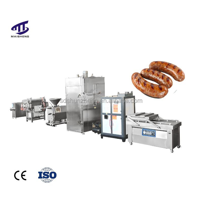 High Capacity Electric Automatic Stainless Steel Food Processor for Seafood Sausages with Sausage Stuffer Customizable Capacity