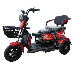 Nouvellement conçu 3 roues tricycle tricycle vélo électrique 500W scooter de mobilité 3 sièges réglables tricycles électriques