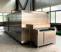 Industriële snelvriesmachine met vloeibaarbed voor de productie van bevroren voedsel (fruit, groenten, granen, snacks)