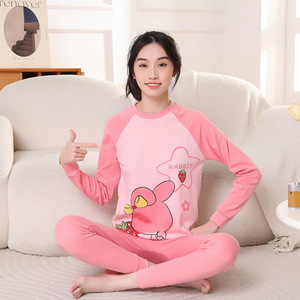 Ensemble de <span class=keywords><strong>pyjama</strong></span> personnalisé pour femme adulte, imprimé mignon, pour le printemps, <span class=keywords><strong>pyjama</strong></span> pour enfants, <span class=keywords><strong>pyjama</strong></span> en coton pour filles, à prix avantageux - Product Image 6
