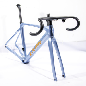 Classic 700c Inner Cable Routine Thru Axle 160mm Direct Mount Disc Carbon Fiber Lightweight BB86 Gloss/Matte Road Bike C04 700c - Product Image 1