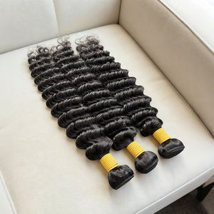 Oferta Especial: Cabello Humano Virgen Brasileño 100% Natural, Ondulado Profundo, de 16 a 36 Pulgadas, Paquetes de Cabello Crudo Sin Procesar para Estilos de Mujeres Negras - Product Image 3