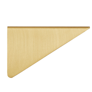 Messing Deurknop Meubels Schuifladegrepen Pulls Keukenkast Knoppen En Handgrepen C-3192 Groothandel Driehoek Vorm Creatieve Effen - Product Image 1