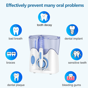 <span class=keywords><strong>Irrigador</strong></span> Bucal H2ofloss de Sobremesa, <span class=keywords><strong>Irrigador</strong></span> <span class=keywords><strong>Dental</strong></span> Familiar de 800 ml <span class=keywords><strong>con</strong></span> 12 Boquillas, Dispositivo de <span class=keywords><strong>Limpieza</strong></span> <span class=keywords><strong>Dental</strong></span> - Product Image 2