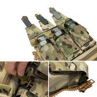 Sac à dos tactique Ghost Action FERRO Style avec triple pochette pour chargeurs, panneau dorsal pour gilet V5 FCPC