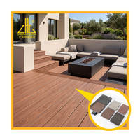 Fournisseur de revêtements en aluminium TPE Zhongchang, planches de terrasse en composite d'aluminium pour jardin, balcon et aménagement paysager