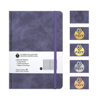 Carnet A5 ligné horizontal à couverture rigide colorée en PU, style rétro simple avec sangle, journal personnalisable OEM, vente en gros, reliure cousue