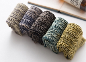 <span class=keywords><strong>Chaussettes</strong></span> ras du cou pour femme en tricot torsadé délavé à l'acide, <span class=keywords><strong>chaussettes</strong></span> amples vintage, <span class=keywords><strong>chaussettes</strong></span> épaisses et <span class=keywords><strong>chaudes</strong></span> pour femme pour l'hiver - Product Image 3