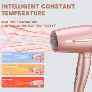 Asciugacapelli Professionale con Concentratore DSP, Aria Fredda, Alta Potenza, <span class=keywords><strong>Elettronico</strong></span>, Pieghevole, con Filtro Rimovibile - Product Image 5