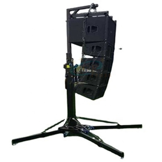 Top Quality Heavy Duty Adjustable Height  Line Array Speaker Truss Hand Crank Stand