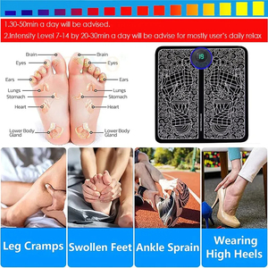 Tapis de fitness portable pour les pieds, détend les points d'acupuncture, améliore la circulation sanguine, recharge USB - Product Image 3