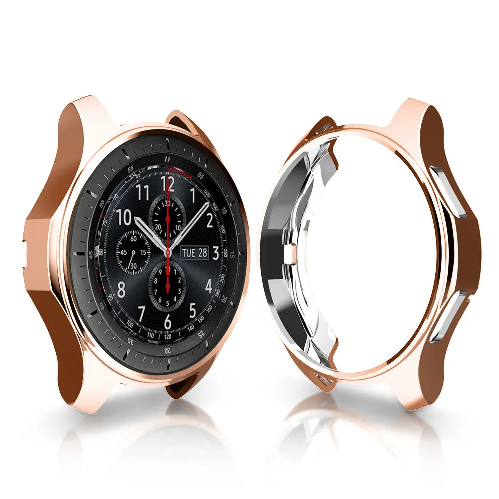 Case for Samsung Gear S3 Frontier SM-R760, Soft TPU Plated Protective Bumper Shell for Samsung Gear S3 Frontiersmart watch