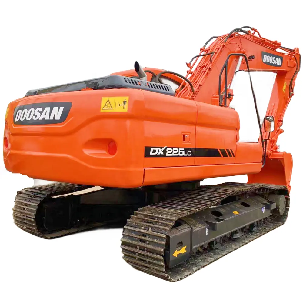 Sử dụng Digger máy xúc doosan dx225lc 22ton gốc doosan máy xúc tình trạng tốt cho bán ở mức giá thấp