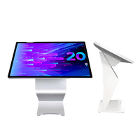 Pantalla Táctil Infrarroja de 10 Puntos a Todo Color de 55 Pulgadas, Pantalla Digital Comercial de Aleación de Aluminio para Exhibición en Tiendas Minoristas