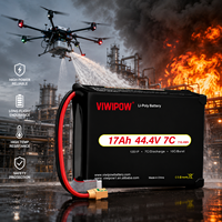 Penjualan Panas Baterai Drone Semi Solid State 280wh/kg Kepadatan Tinggi 17000mAh 12s 44.4V yang Dapat Disesuaikan untuk Drone Pemadam Kebakaran