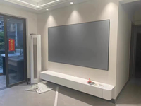Luxuriöse Holz-TV-Konsole Wandmontierte Weiße TV-Halterung LED-Einheit Schrank Neues Design Schlafzimmer Wohnmöbel Aufbewahrung
