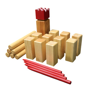 <span class=keywords><strong>Jeu</strong></span> de lancer en bois pour l'extérieur <span class=keywords><strong>King</strong></span> Game : Jouets et structures amusantes pour la pelouse, <span class=keywords><strong>jeu</strong></span> de team building pour enfants, blocs de construction en bois brut en forme de soldats - Product Image 1