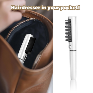 LED Display <strong>Hair</strong> Straightener Brush - Professional <strong>Hair</strong> Straightening <strong>Comb</strong> for Women's Styling - Product Image 6