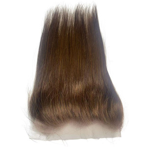 Prothèses capillaires frontales ajustables avec <span class=keywords><strong>bande</strong></span> et dentelle 13x2 pour femmes, en <span class=keywords><strong>cheveux</strong></span> brésiliens Remy, pour <span class=keywords><strong>tissage</strong></span> capillaire, aspect naturel - Product Image 5