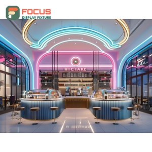 Freestanding Coffee Display <b>Rack</b> Bean Bag Shelf Oak Grain Cafe Product Display <b>Rack</b> - Product Image 5