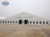 Tente de réception de luxe transparente COSCO pour 500 personnes, idéale pour mariages, dîners et stockage