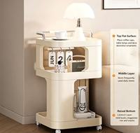 Meuble de rangement roulant à roulettes, organisateur mobile pour chambre, salon, articles divers, livres et jouets
