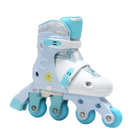 Patins à roulettes en ligne 2-en-1 avec roues lumineuses en PU rotatives et roulements ABEC-5 pour enfants – Idéal pour les loisirs