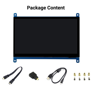 Waveshare 7 인치 용량 성 터치 스크린 <span class=keywords><strong>LCD</strong></span> (C) 1024x600 IPS 저전력 라즈베리 파이 - Product Image 6