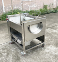 Machine à peler et laver le manioc, brosse à laver et peler les pommes de terre