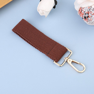 Llavero con cordón corto, llavero con logotipo personalizado, llavero de tela lisa, monedero, llavero bordado - Product Image 5