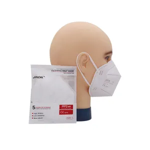 Maschera protettiva monouso in tessuto Non tessuto multistrato FFP2 maschera protettiva con filtro dell'aria